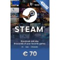 Steam Wallet €70 EUR [EU]